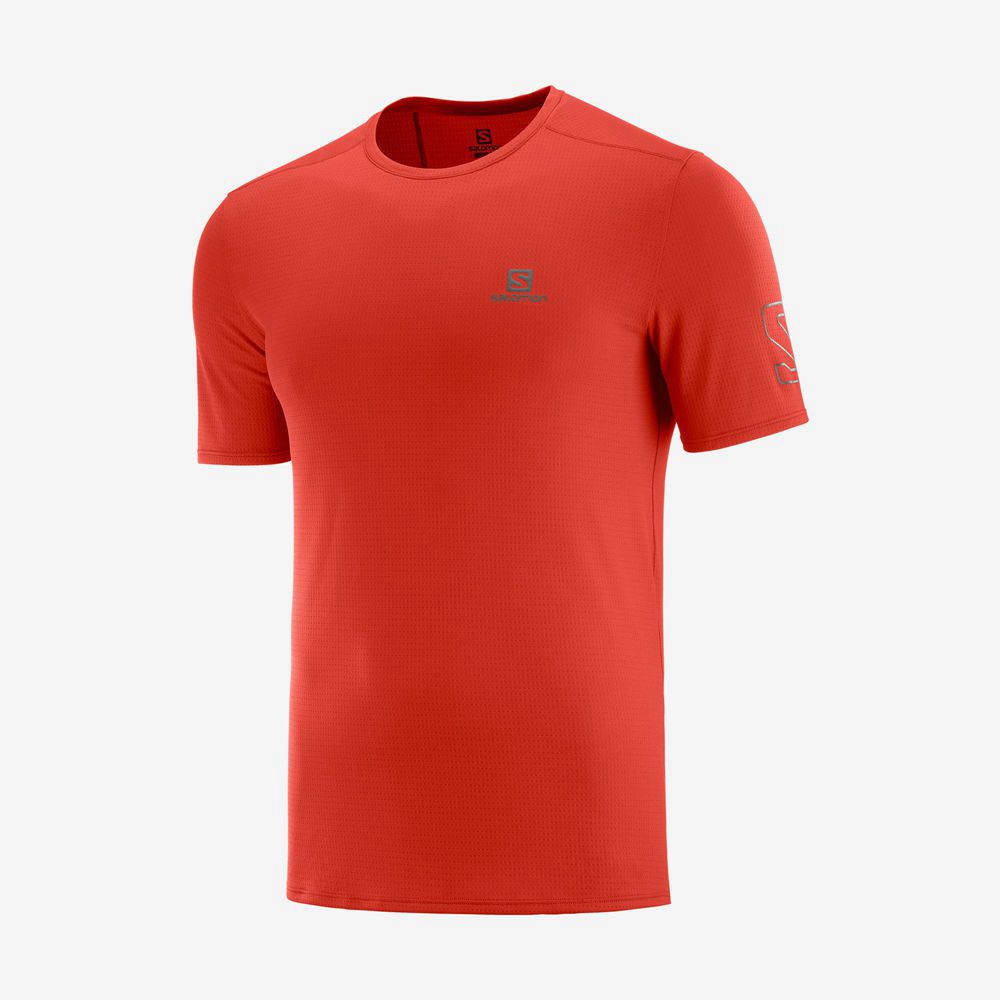 Salomon XA TRAIL Camisetas Hombre - Naranjas - Colombia (76458-ISXP)